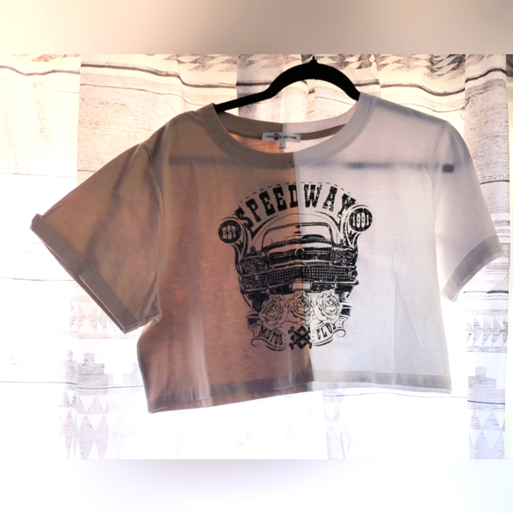 3 FOR $20 Classic Car CROP TOP Shirt NWT